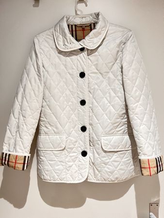 Burberry Steppjacke weiss Gr S