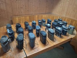 Gamellen 25 Stck. Metall militär gebraucht