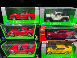 1x US Car Welly Modellauto 1:24