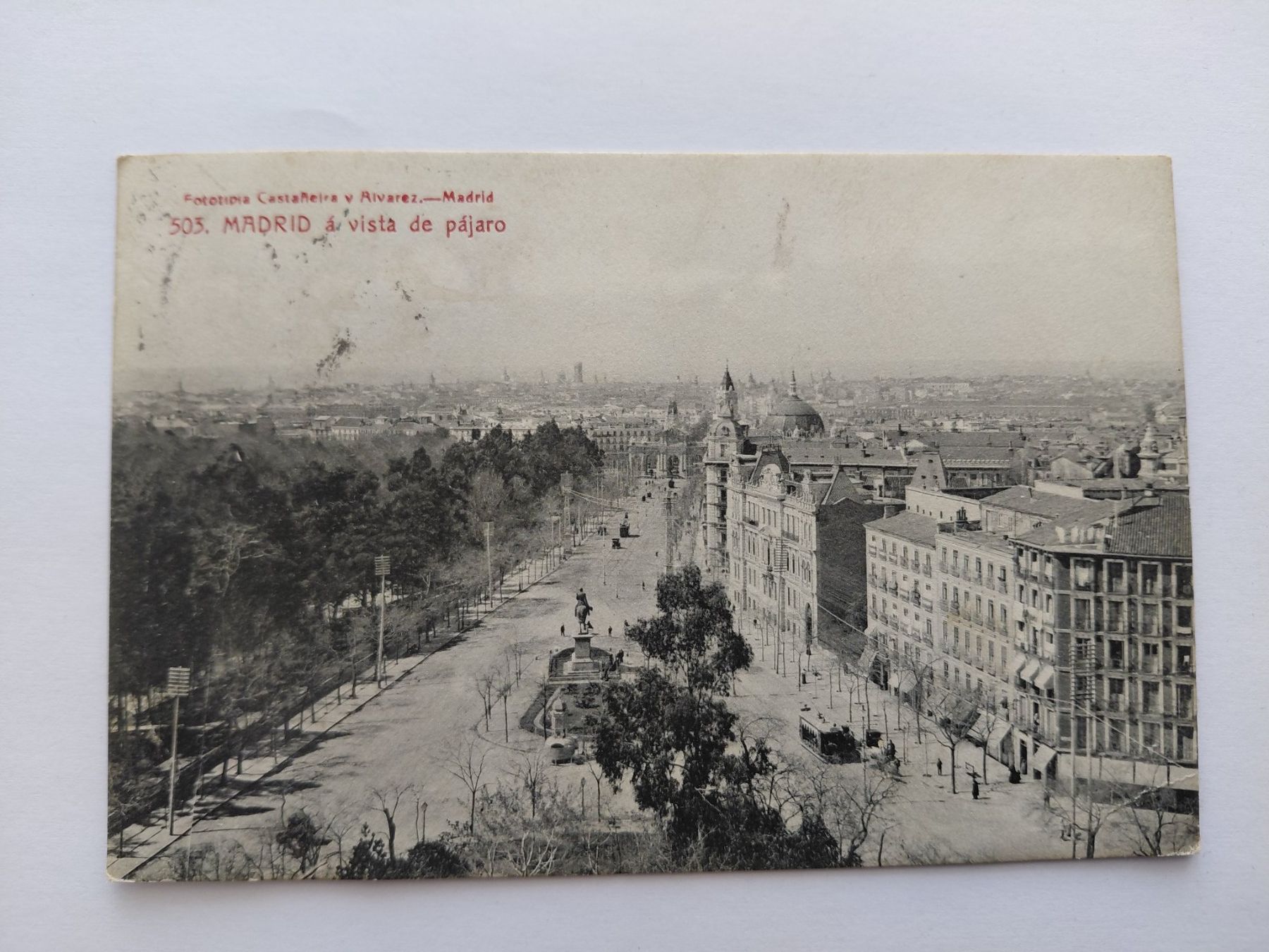 Ansichtskarten: Ansichtskarte Madrid Spanien gelaufen 1912 – Gebraucht aus Wattwil von yburgler