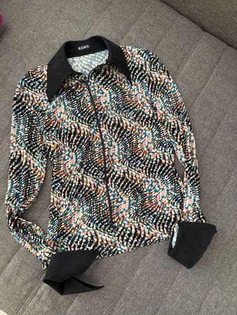 Sliky, WesterntBluse Kebo Muster Grösse S/Mgut erhalten