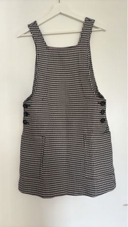 Robe chasuble motif pied-de-poule état comme neuf