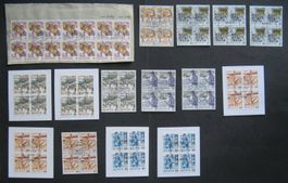 1986 / 1987 Postbeförderung Lot gestempelt / ESST