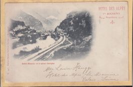 Hôtel des Alpes - Saint-Maurice (VS) 1900 - Taxée Constanta