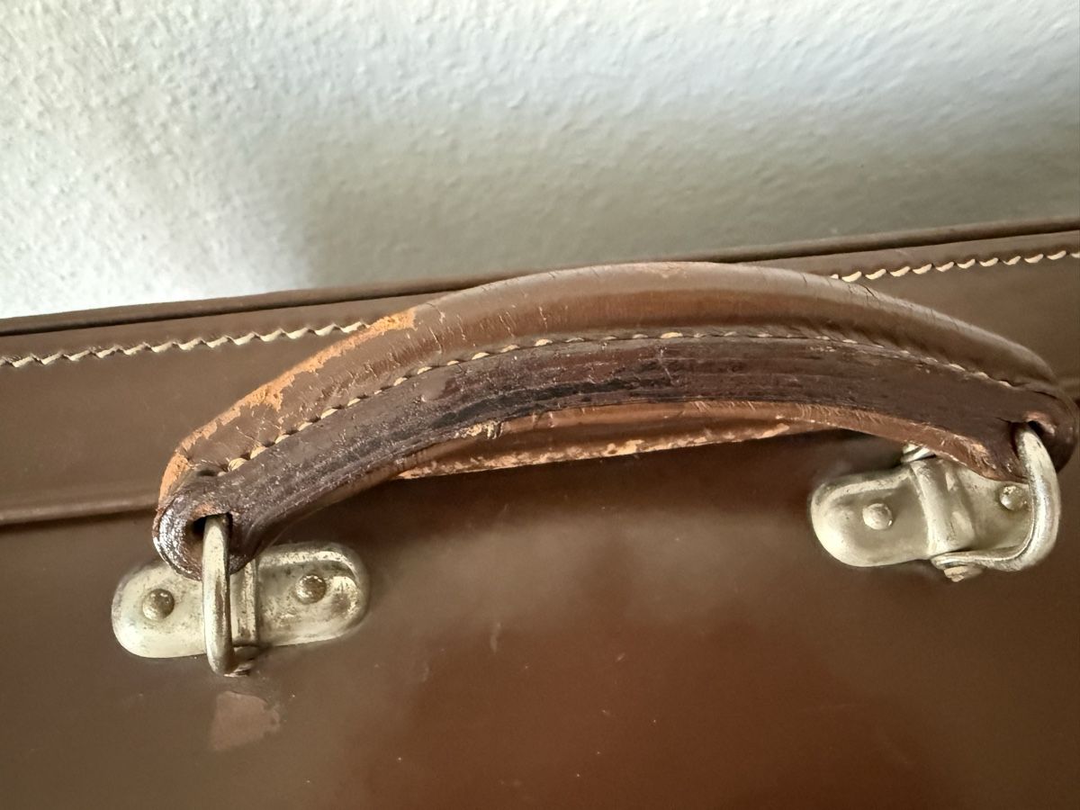 Valigie: Vintage Lederkoffer braun – Usato da Urdorf venduto da Chapar 3