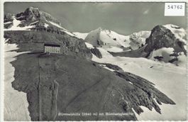Blümlisalphütte mit Blümlisalpgletscher
