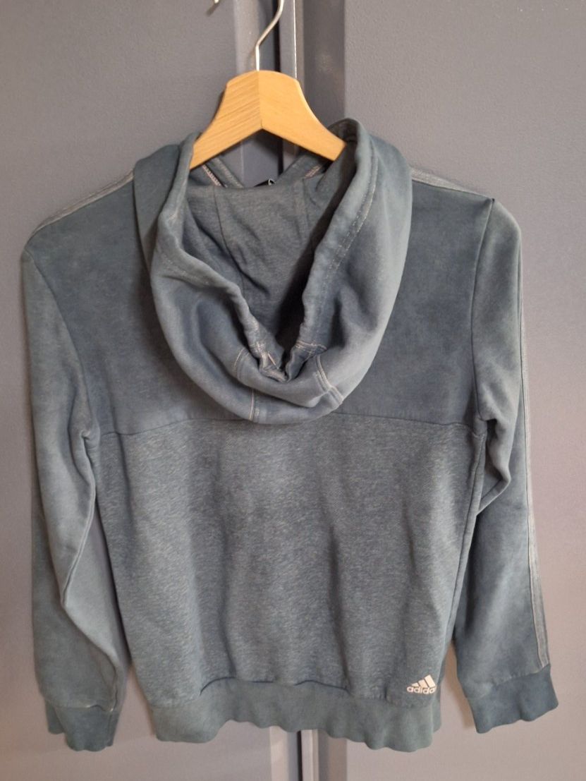 Adidas Pulls & Sweat-shirts: Adidas Kapuzenpullover dunkelgrau-blau – D'occasion à Diessenhofen par str_p57p 2