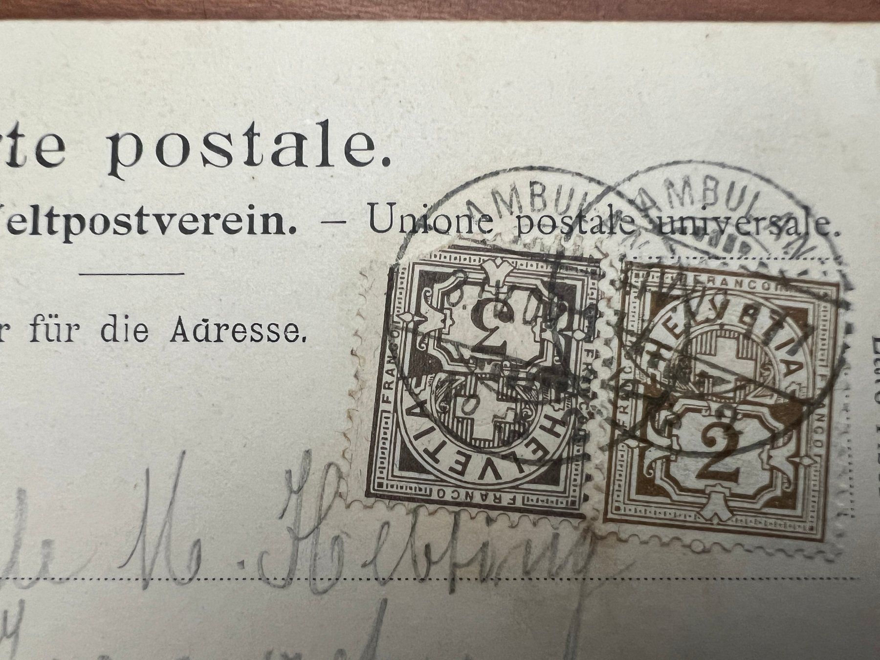 Cartoline postali: AK  1900 Glion   (G2554) – Usato da Hinwil venduto da Sidi4 1