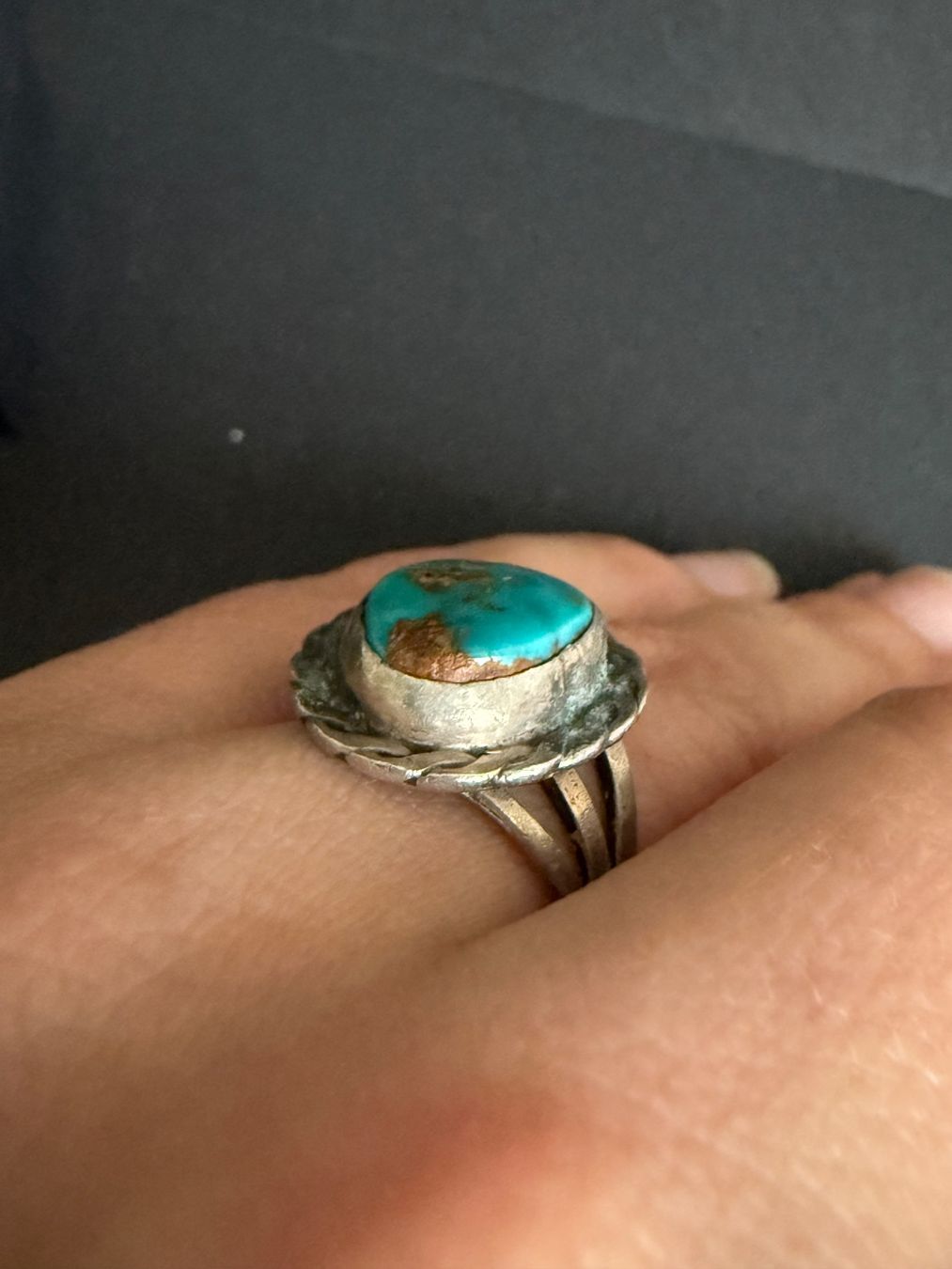 Ringe: Indianer Navajo Silber Ring mit Türkis – Gebraucht aus Spiegel b. Bern von Rogger72 3