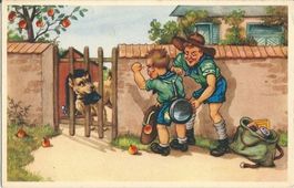 Humor ,Pfadfinder, Hund