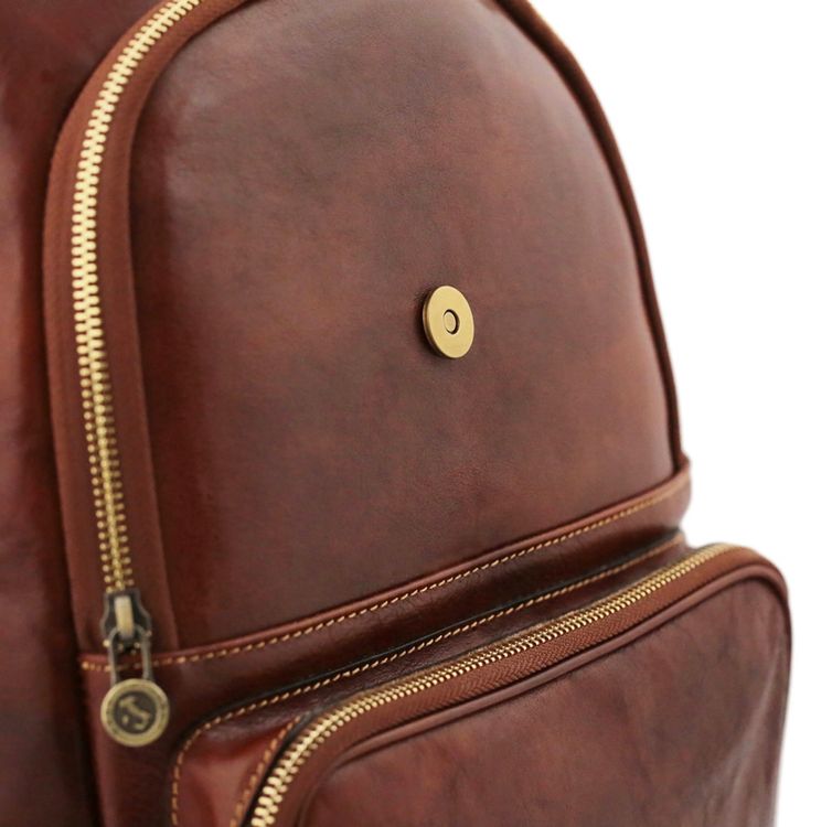 Zaini: Lederrucksack Venezia - Farbe: Braun – Nuovo e nell'imballaggio originale da Wittenbach venduto da WWW.DRILUBAGS.CH 1