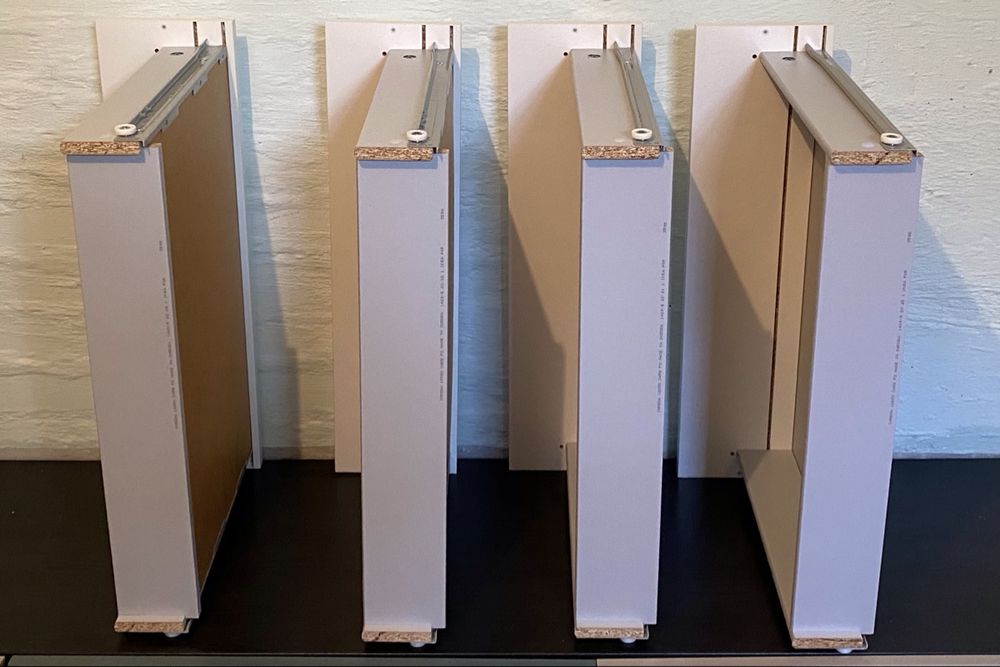 YITAHOME 6-Schubladen Kommode | 100x70x30cm | Weiß Modern | Mit Kippschutz