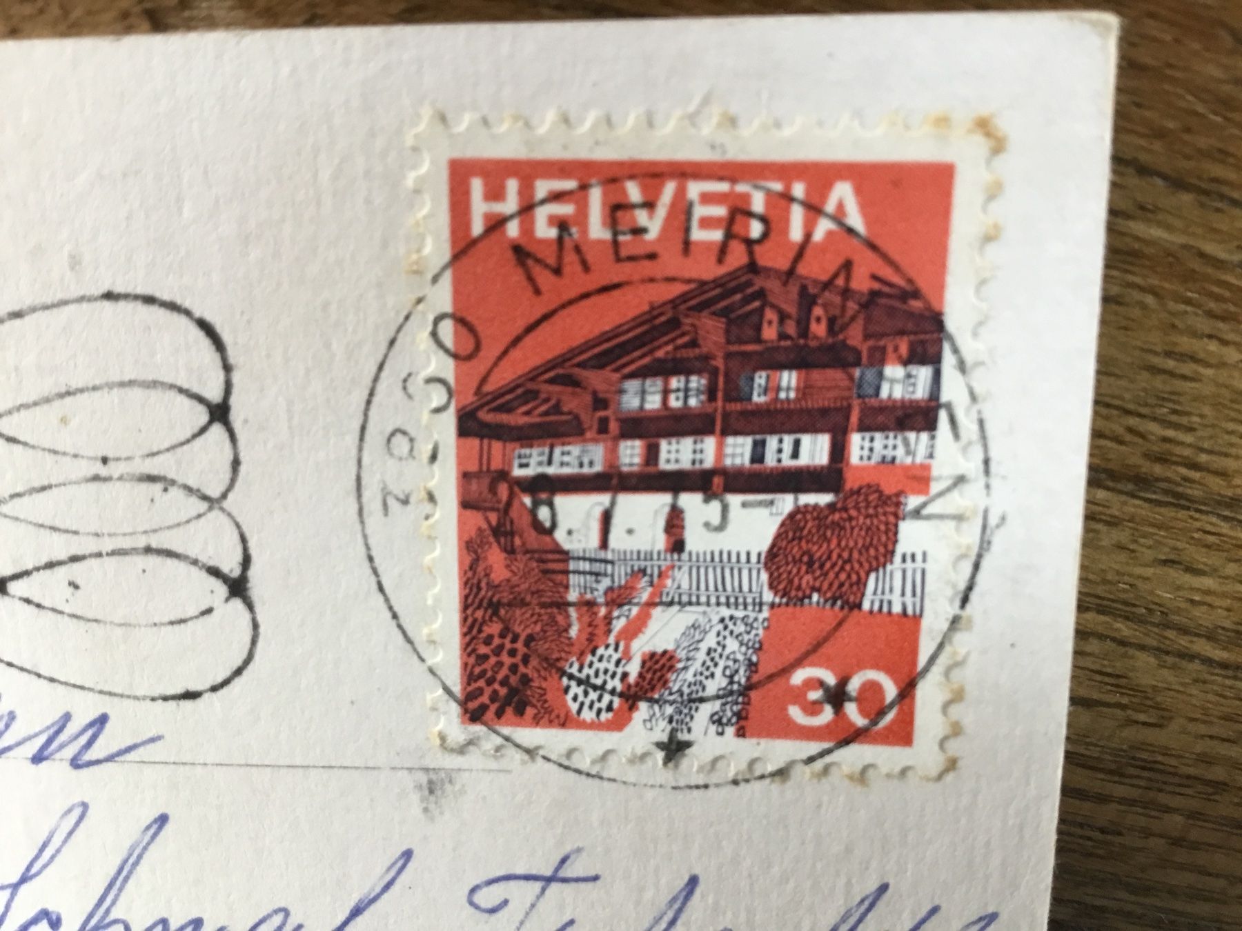 Cartoline postali: Alte Ansichtskarte Kirche Meiringen – Usato da Thierachern venduto da sweden08 1