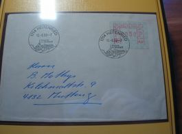 Brief Abart Automatenmarke 1988, Typ 3, unvollständiger Druc