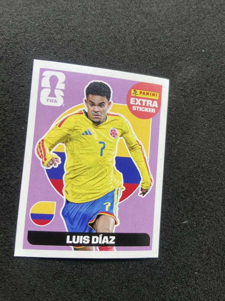 Panini Carte collezionabili: Panini Luis Díaz Extra Sticker lila – Nuovo (secondo la descrizione) da Lotzwil venduto da kie_t777