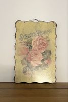 Blechbild Scott's Roses Wandbild mit Rosen-Motiv