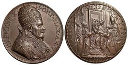 Rom, Clemens X., Medaille AN V 1675, Heilige Pforte