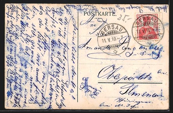 Cartoline postali: Gersau, Uferpartie mit Kirche und Gersau – Usato da Berlin venduto da bartko-reher 1