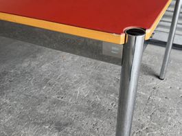 USM Haller Tisch Rot 200x100