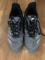 Hallenturnschuhe, Grösse 38 2/3, Grau/Schwarz