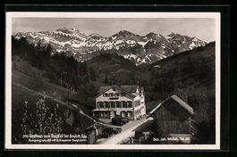 AK Urnäsch, Gasthaus zum Rossfall, 1931