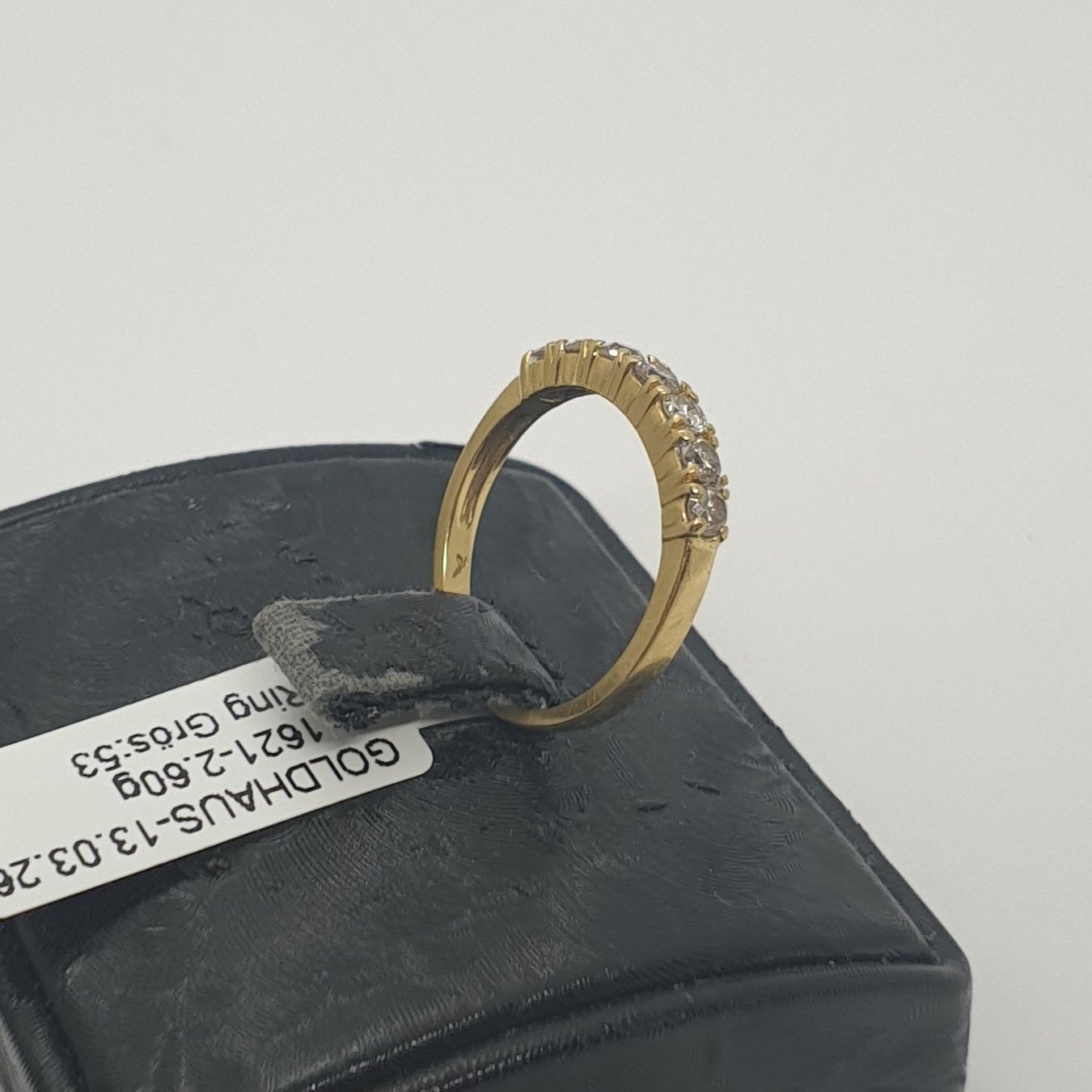 Anelli: Echt 18K Gold - 7xBrilliant Ring – Usato da Luzern venduto da Goldhaus-Luzern 2