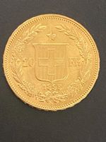 Goldvreneli RAR 20-er 1895 Helvetia