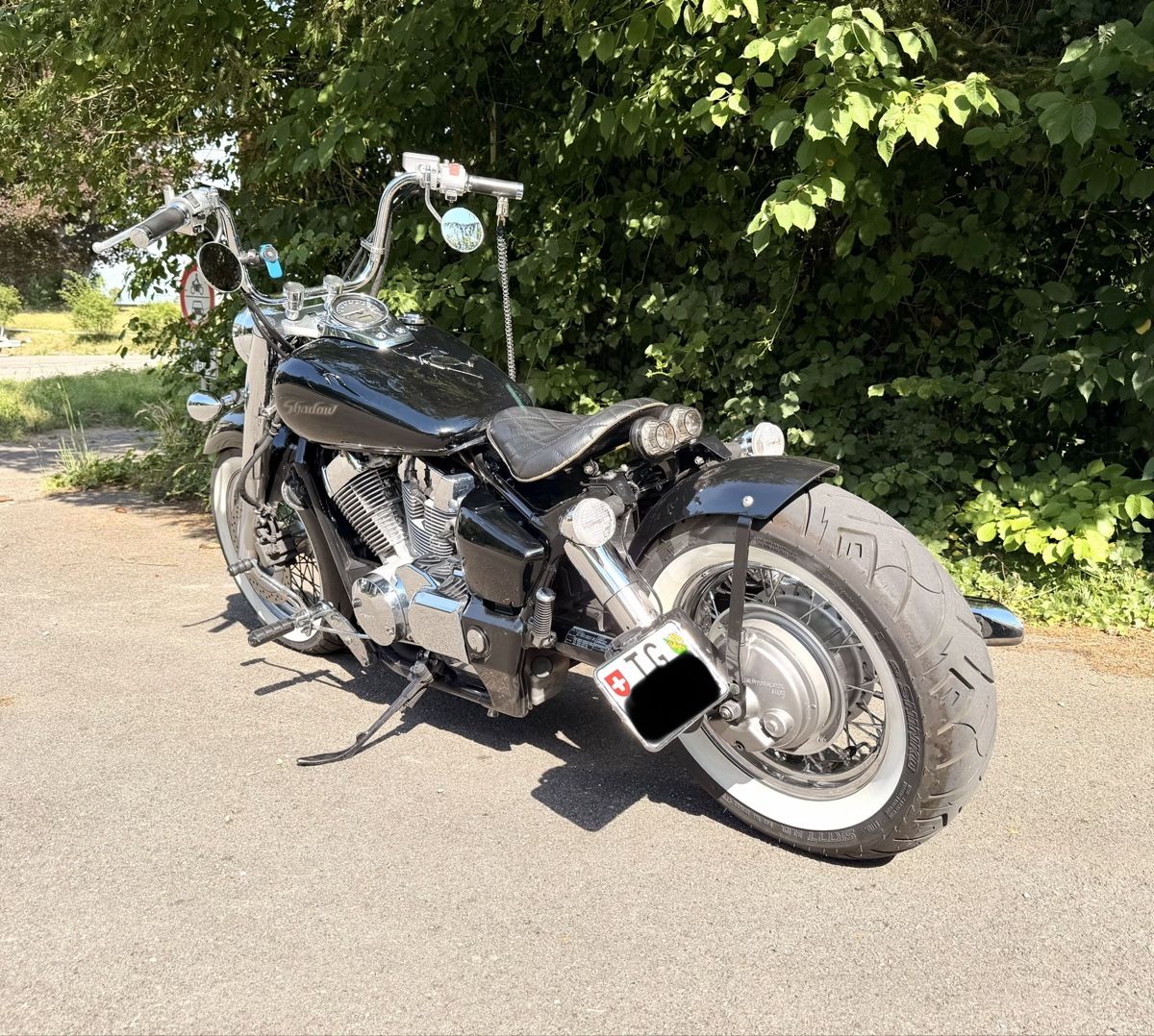 Honda Chopper: Honda Shadow VT750C Bobber Umbau – Usato da Eschenz venduto da Malex1 1