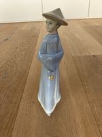 Porceval Figur Mädchen mit Hut, Spanien, Vintage