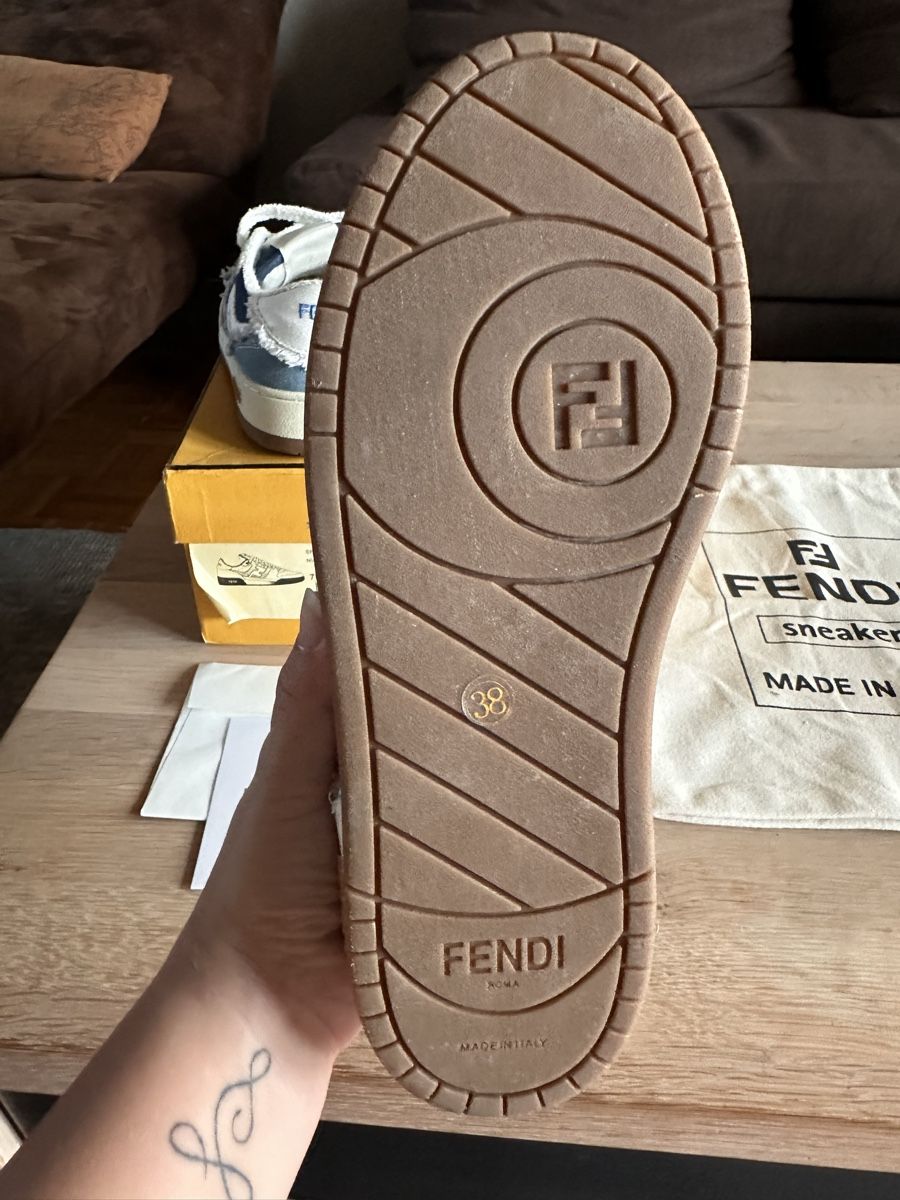 Fendi Chaussures femmes: Fendi Crosta Denim Sneaker Gr. 38 inkl. Box – Neuf avec emballage d'origine à Winterthur par whatdreamz 5