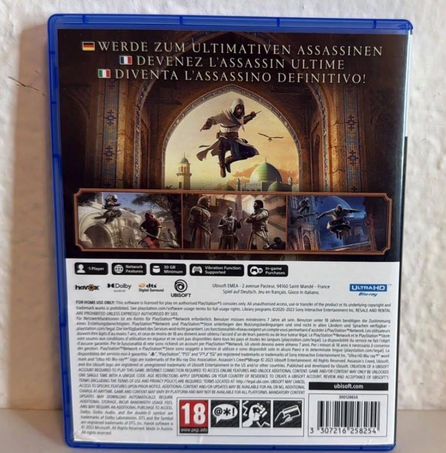 Jeux: Assassin's Creed Mirage PS5 Spiel  – D'occasion à Ehrendingen par lax21 1