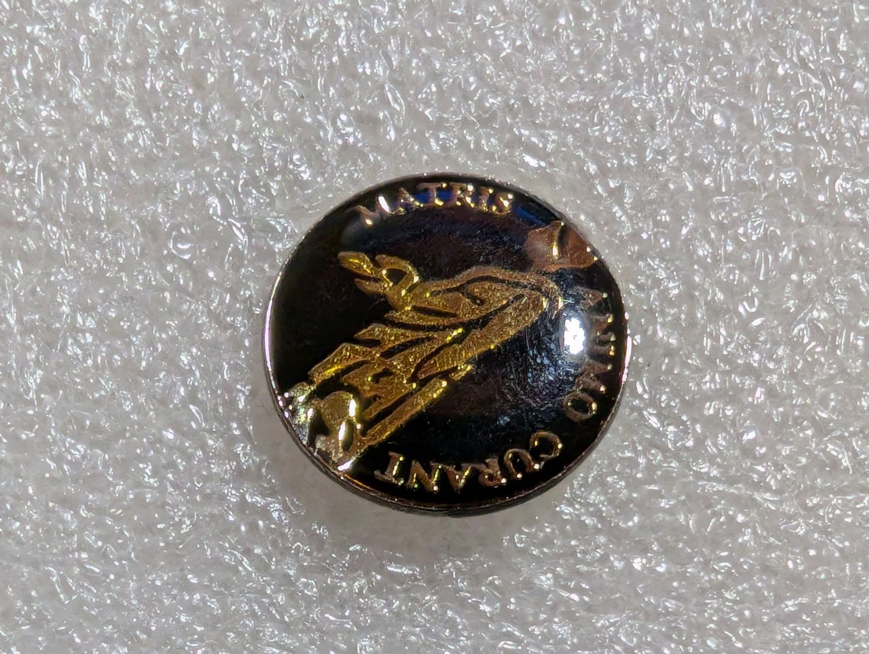 Placchette & Badge: Ansteckpin 147: Matris – Usato da Oppligen venduto da Pin-Fall-Shop