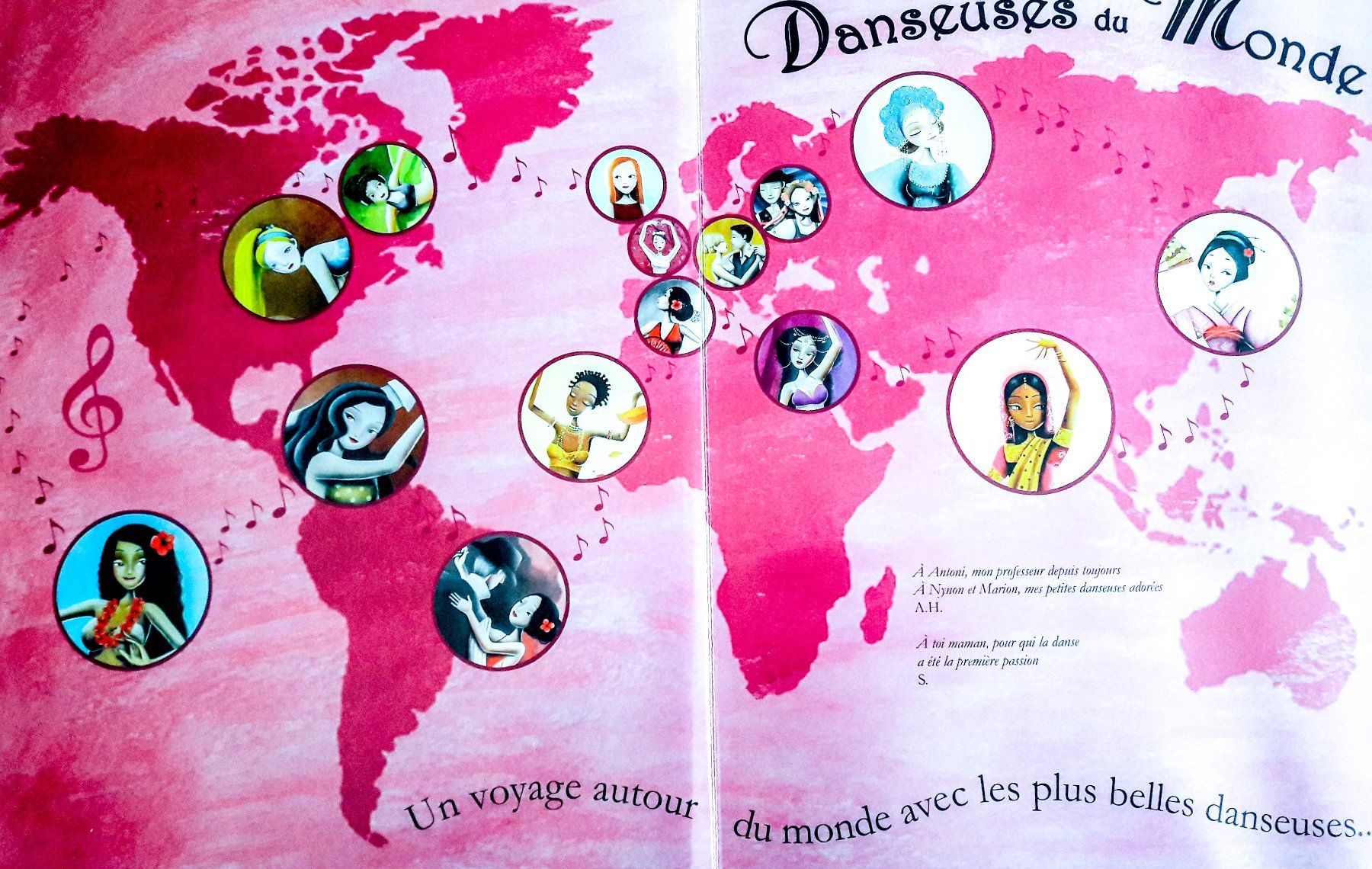 Libri: Danseuses du Monde Sybille Aurélia Hardy Danse folklore – Usato da Tavannes venduto da Nekosumi 2