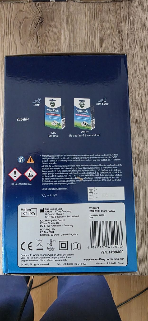 Attrezzature mediche: Wick Sinus Inhalator - WH200E4 - Neu & Originalverpackt – Nuovo e nell'imballaggio originale da Wettingen venduto da Lg_zt2d 3