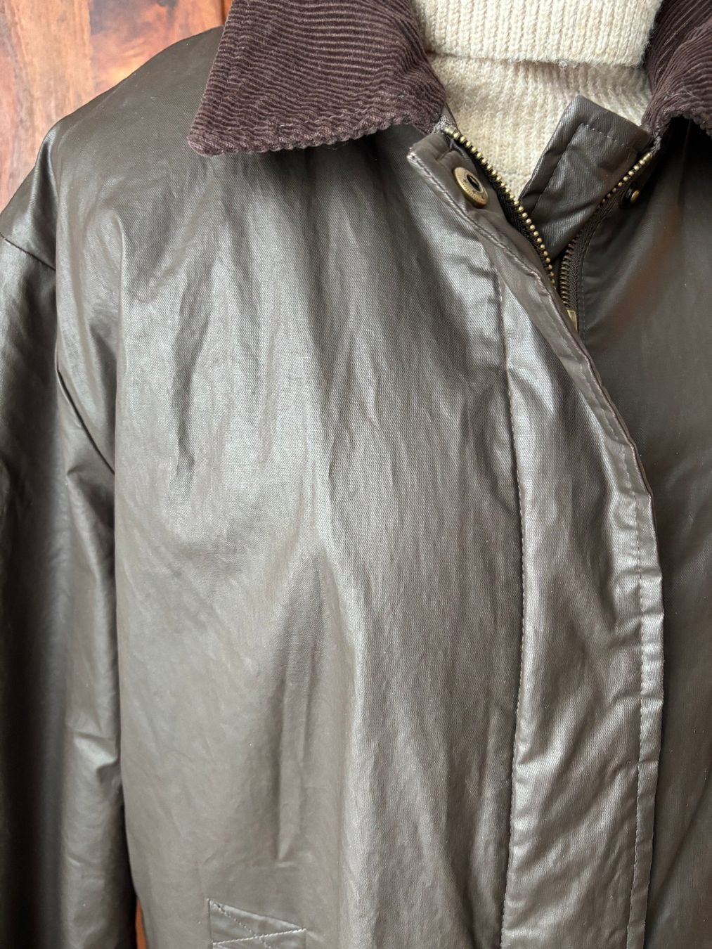 Vero Moda Vestes: VERO MODA Wachsjacke braun neuwertig – Neuf (Voir description) à Merishausen par yourdream 1