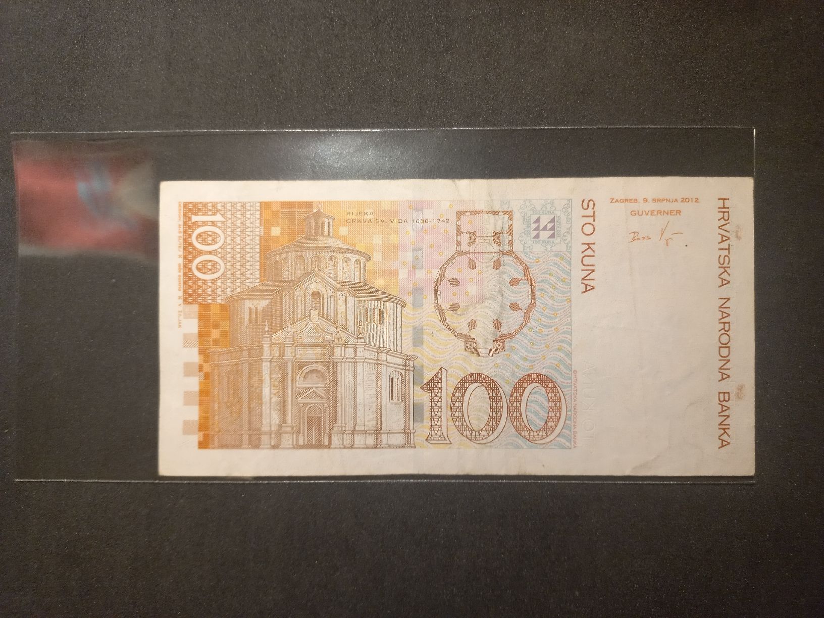 Banknoten: Kroatien 100 Kuna Banknote - Ivan Mazuranic - 2012 – Gebraucht aus Geroldswil von Antica01 1