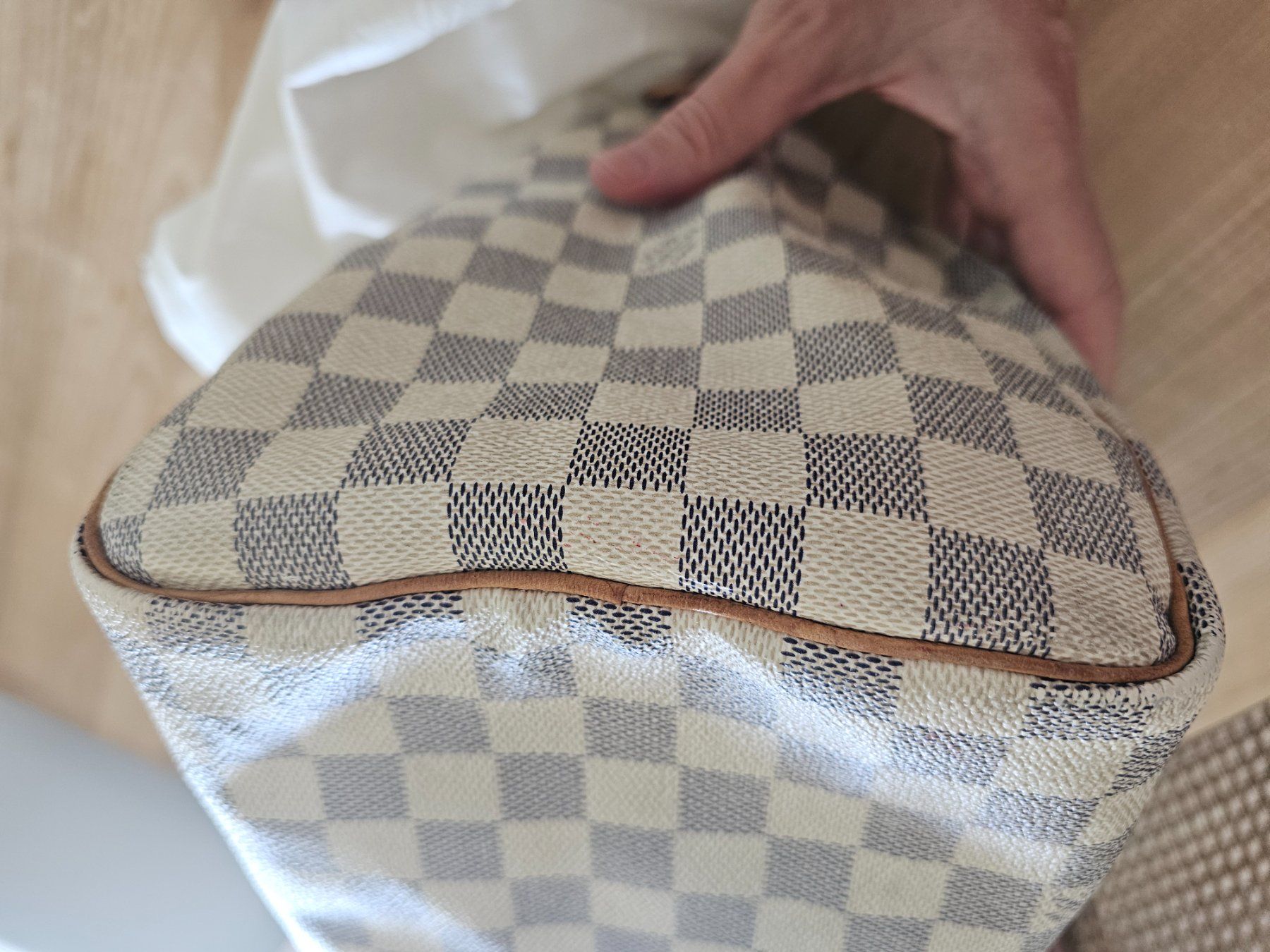Louis Vuitton Borse da donna: Louis Vuitton Speedy Damier Azur 30 – Usato da Dottikon venduto da Chicca_73 9