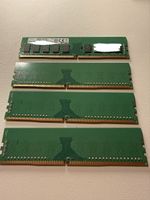 4× Samsung 8 GB DDR4-2133 ECC RDIMM Server-RAM (32 GB) 