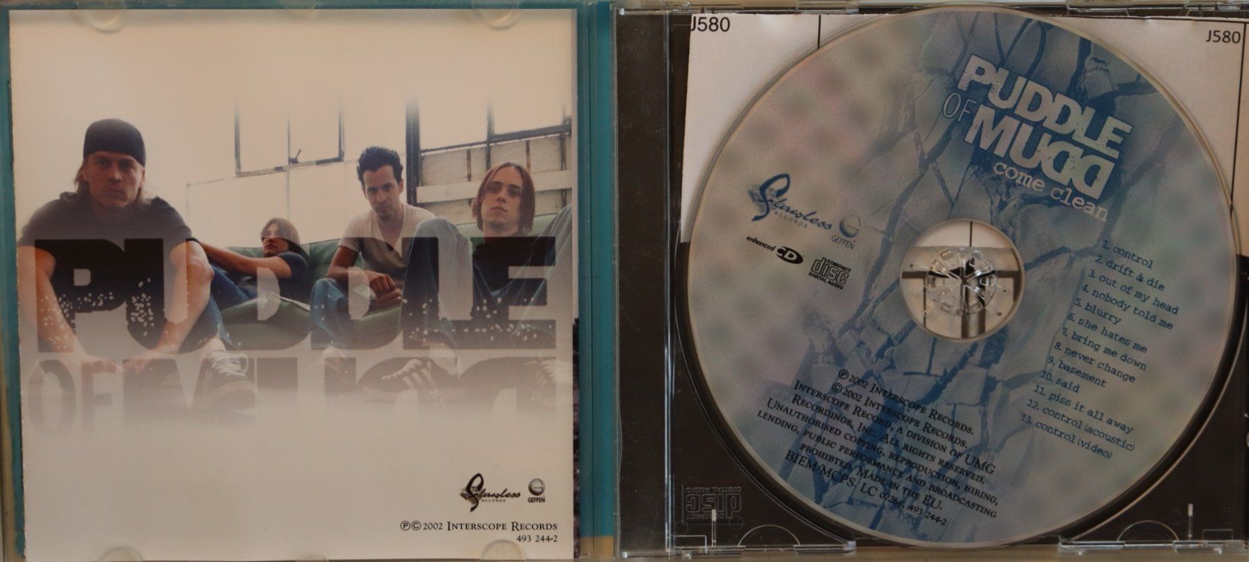 CD: Puddle Of Mudd – Come Clean – Usato da Luzern venduto da CONTENTI 1