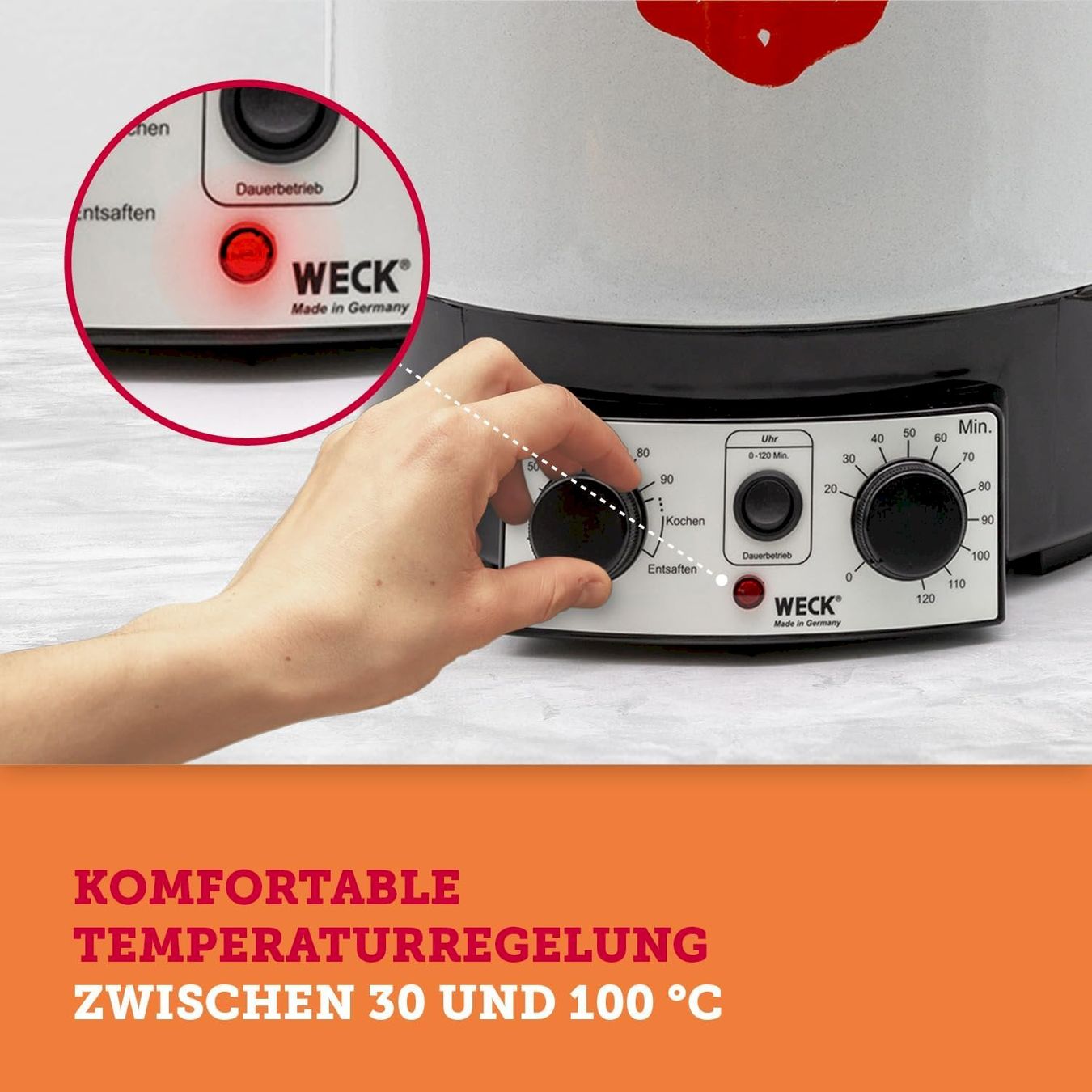 Cucine complete: Weck WAT15 Einkochautomat Emaille – Nuovo e nell'imballaggio originale da Bottighofen venduto da zaap 4