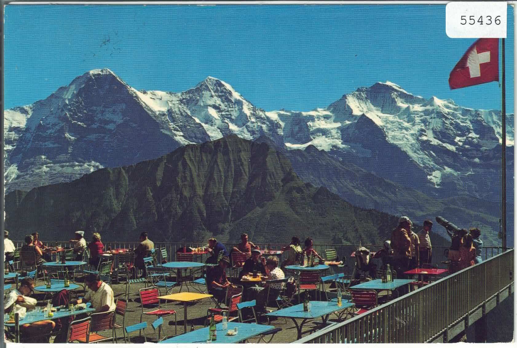 Ansichtskarten: Schynige Platte - Restaurant Terrasse – Gebraucht aus Ettingen von Kartenplanet