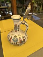 Ulmer Keramik mit Zinndeckel