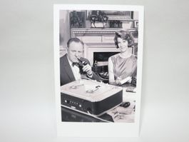 AK 007 James Bond  M & Miss Moneypenny Liebesgrüsse aus Mosk