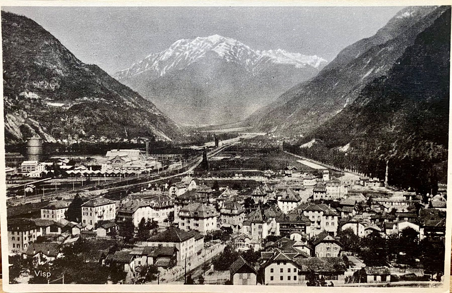 Cartes postales: Visp - Rhonetal - Dorfansicht – D'occasion à Root par ENGLAND-TREASURES 1