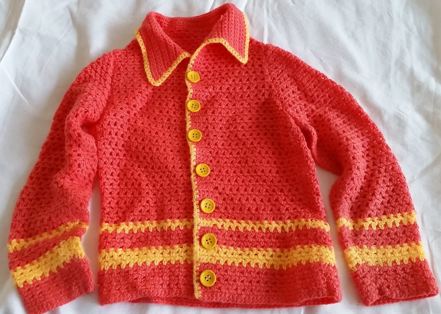 Maglioni & Felpe: Kinder Pullover gehäkelt türkis, weitere handgestrickte... – Usato da Herrliberg venduto da AlexandraBopp 6