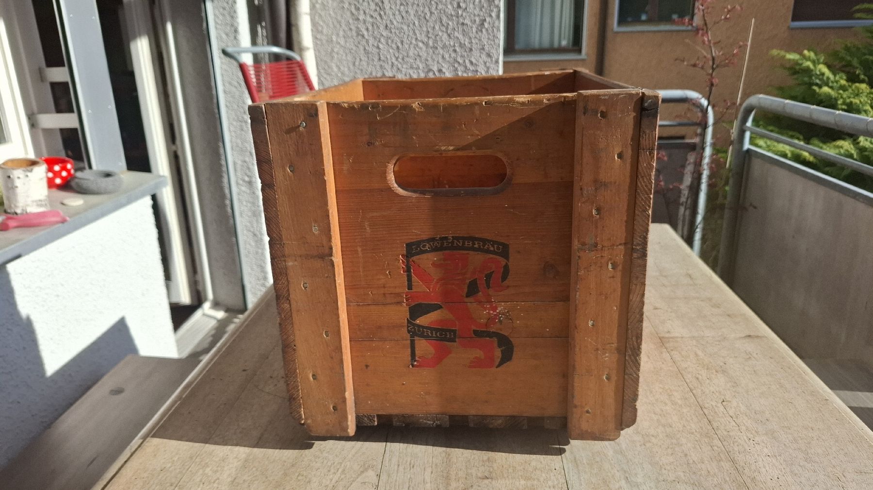 Casse di vino e birra: Löwenbräu Holzkiste – Usato da Zürich venduto da witike 3