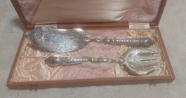 Sehr seltenes! Vintage Vorlegebesteck Silber