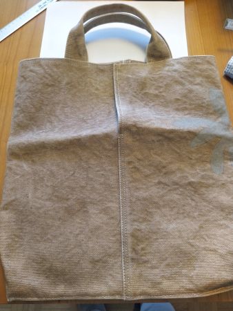 Borsa in cotone sfoderata