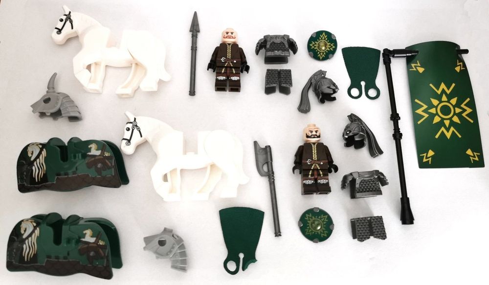 Klemmbausteine Minifiguren Herr der Ringe Reiter von Rohan (Neu und ...