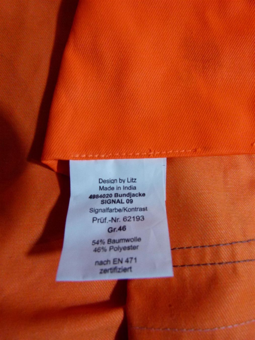 Giacche: Litz Arbeitsjacke, Gr. 46 NEU – Nuovo (secondo la descrizione) da Uerkheim venduto da Kaufoption 8